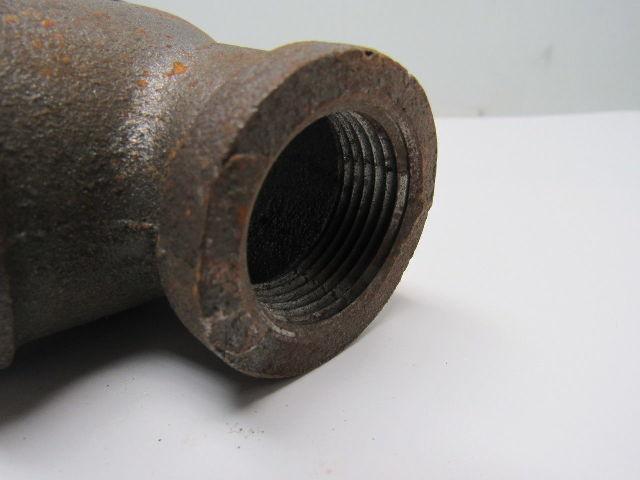 Anvil International 1-1/4" X 1-1/4"X 1" Reducing Tee Black Pipe Lot OF 4