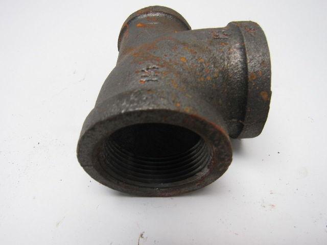 Anvil International 1-1/4" X 1-1/4"X 1" Reducing Tee Black Pipe Lot OF 4