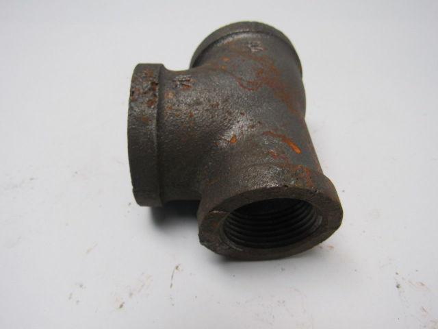 Anvil International 1-1/4" X 1-1/4"X 1" Reducing Tee Black Pipe Lot OF 4