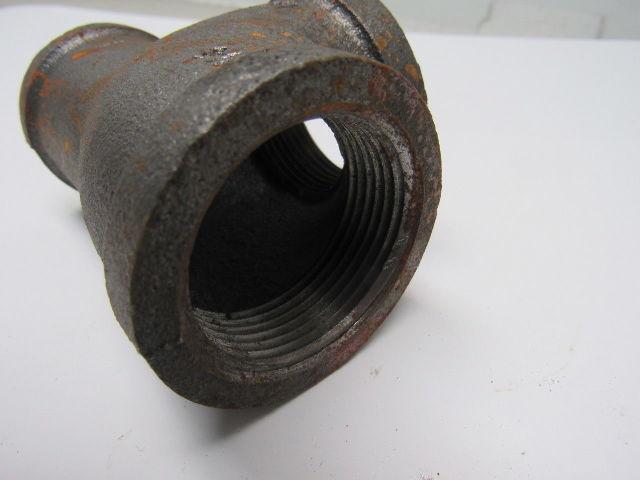 Anvil International 1-1/4" X 1-1/4"X 1" Reducing Tee Black Pipe Lot OF 4
