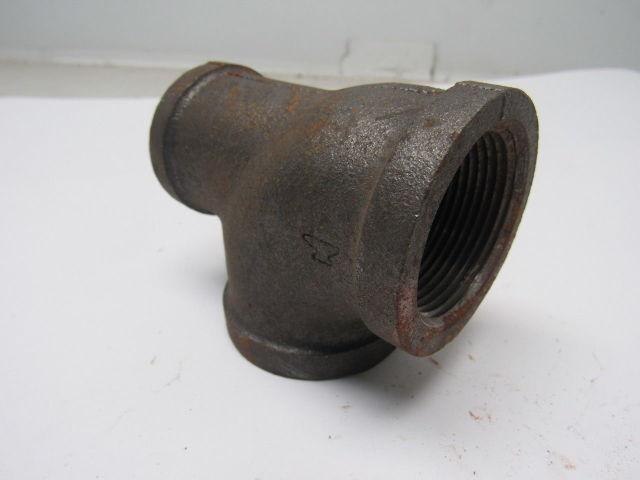 Anvil International 1-1/4" X 1-1/4"X 1" Reducing Tee Black Pipe Lot OF 4