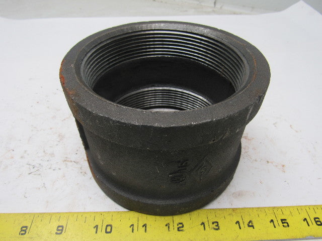 Grainger International 2WU61A 4" NPT Black Pipe Iron Coupling