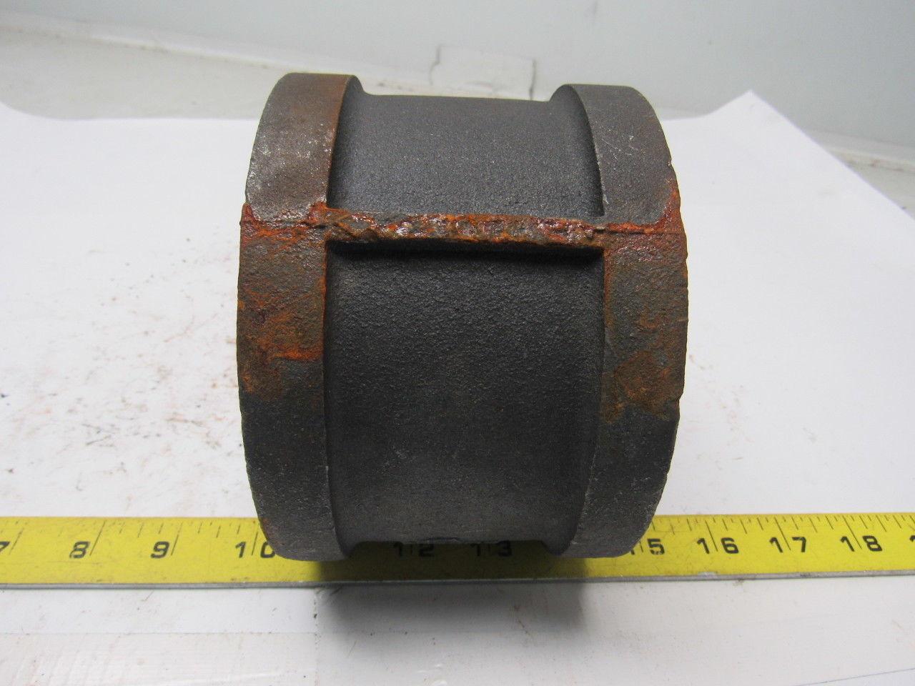 Grainger International 2WU61A 4" NPT Black Pipe Iron Coupling