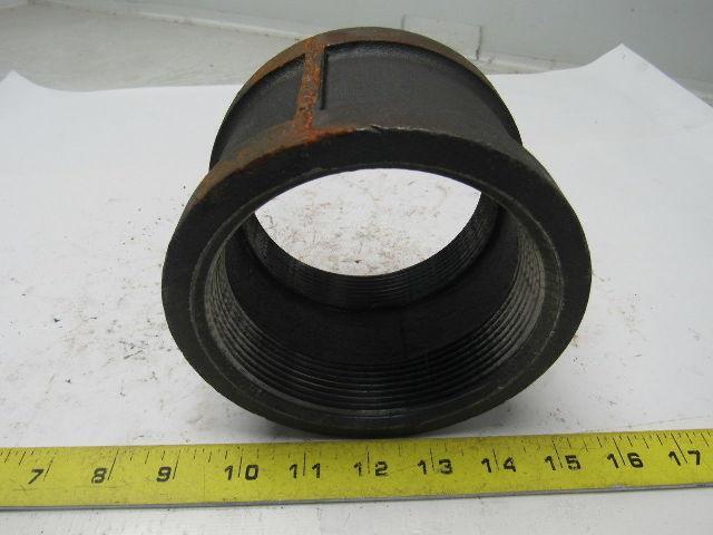 Grainger International 2WU61A 4" NPT Black Pipe Iron Coupling