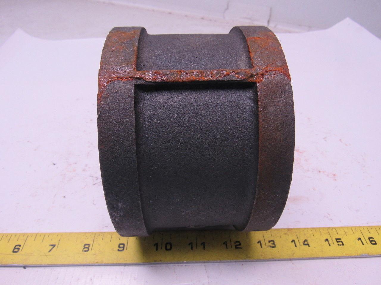 Grainger International 2WU61A 4" NPT Black Pipe Iron Coupling