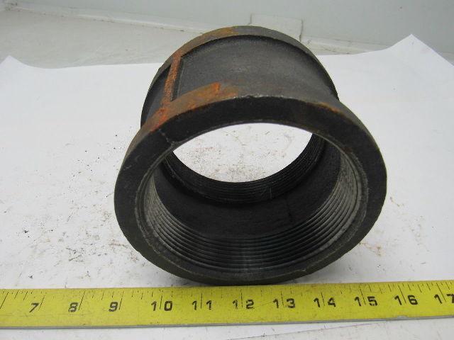 Grainger International 2WU61A 4" NPT Black Pipe Iron Coupling