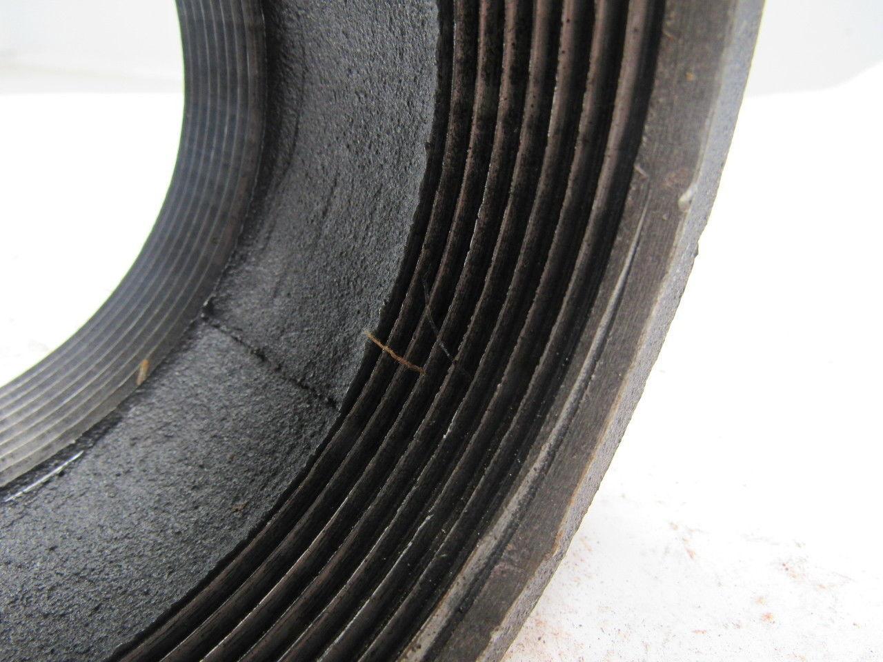Grainger International 2WU61A 4" NPT Black Pipe Iron Coupling