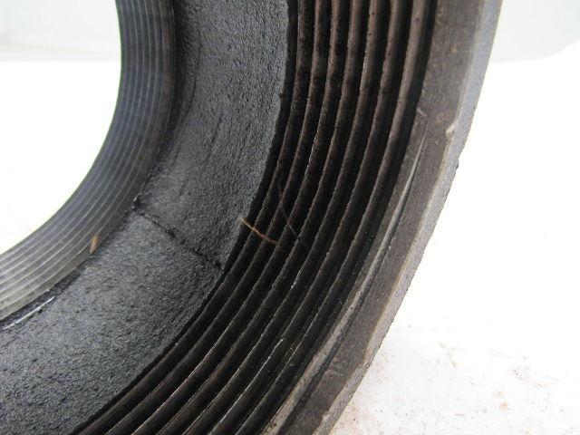 Grainger International 2WU61A 4" NPT Black Pipe Iron Coupling
