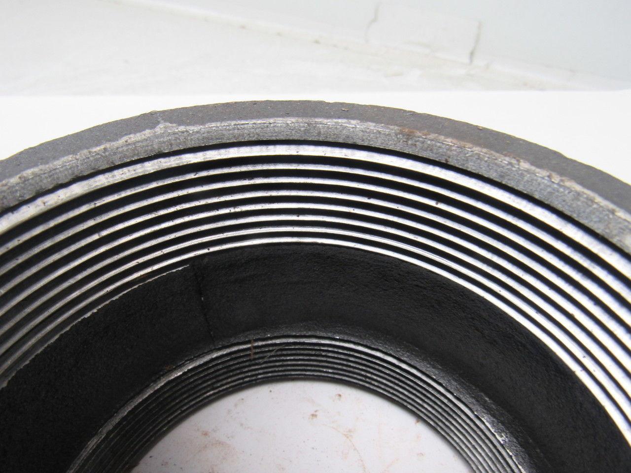 Grainger International 2WU61A 4" NPT Black Pipe Iron Coupling