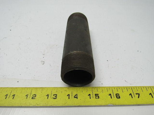 1-1/4" X 5-1/2" Black Pipe Nipple Lot of 12
