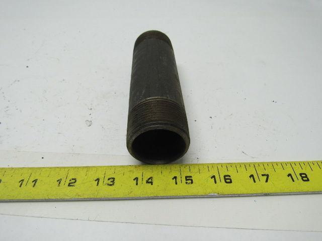 1-1/4" X 5-1/2" Black Pipe Nipple Lot of 12