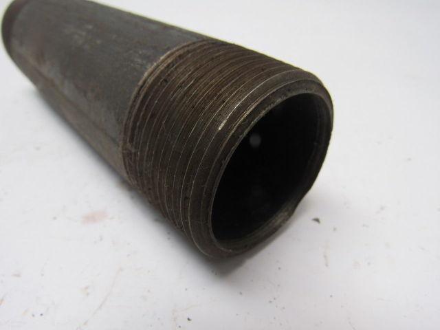 1-1/4" X 5-1/2" Black Pipe Nipple Lot of 12