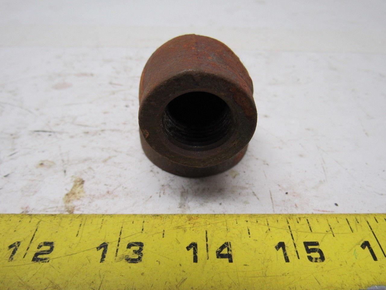 JP Ward 1" To 1/2" Reducing 90 Degree Black Pipe Elbow Lot Of 19