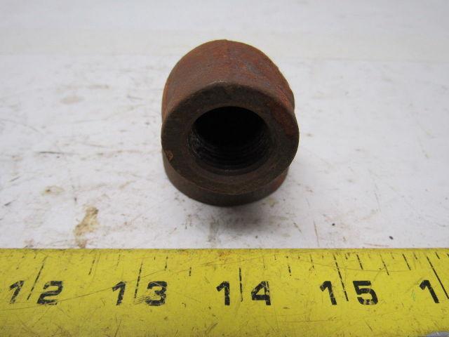JP Ward 1" To 1/2" Reducing 90 Degree Black Pipe Elbow Lot Of 19