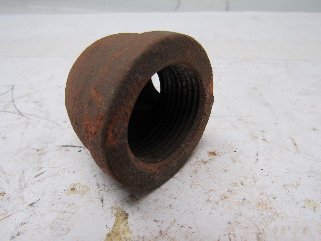 JP Ward 1" To 1/2" Reducing 90 Degree Black Pipe Elbow Lot Of 19