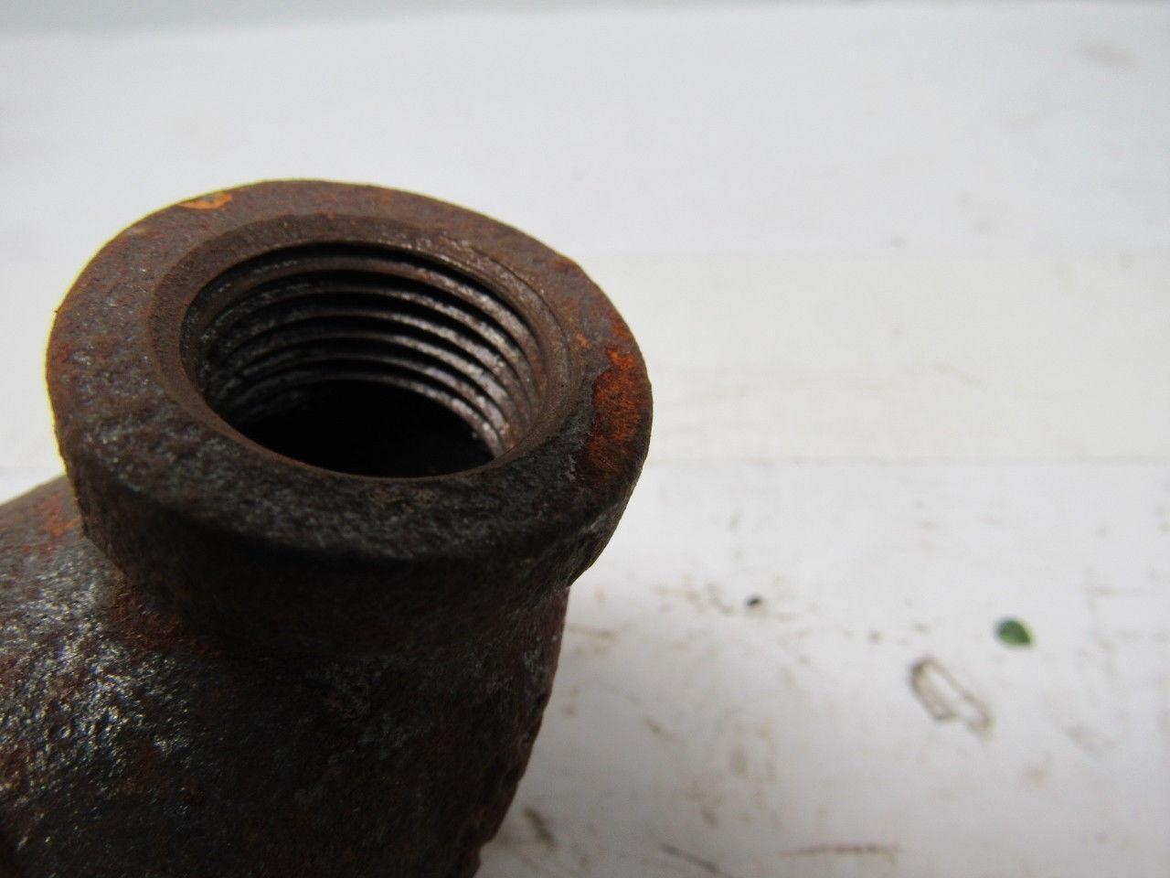 JP Ward 1" To 1/2" Reducing 90 Degree Black Pipe Elbow Lot Of 19