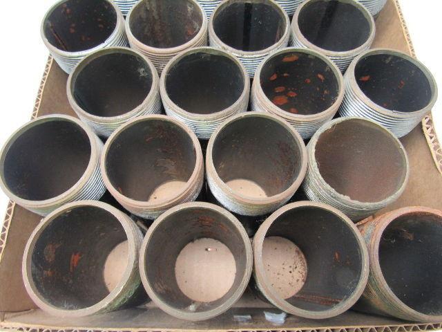 2" NPT x 4-1/2" Schedule 40 Black Steel Nipple Lot of 24