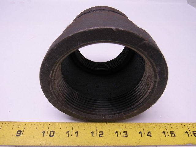 3" x 2-1/2" Threaded Reducing Coupling Low-Pressure Black Iron Pipe Fitting USA