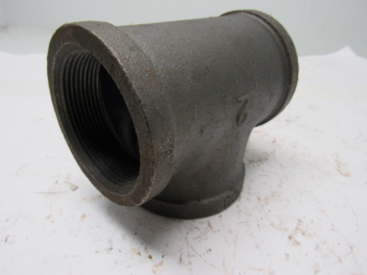 2" Malleable Iron Tee Fitting lot of 23