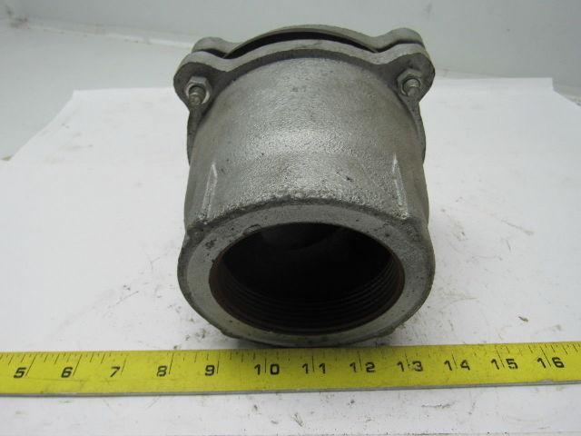 Cast Iron Roof Drain w/ Interior Valve 3" Threaded Base