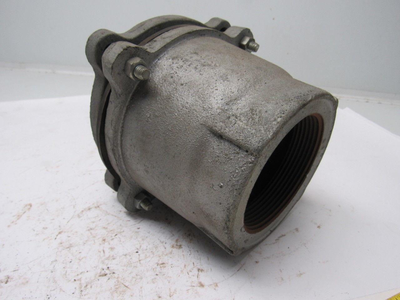 Cast Iron Roof Drain w/ Interior Valve 3" Threaded Base