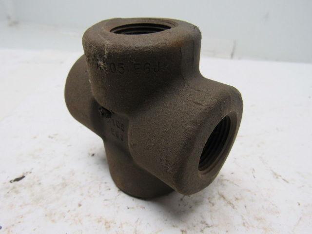 Penn B16 E6J 3/4" 3M SA/A105 Malleable Iron Cross Fitting .455" Thick Wall