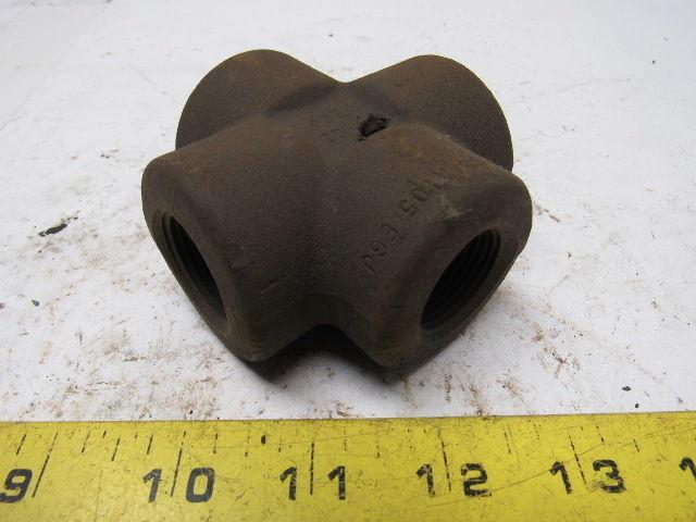 Penn B16 E6J 3/4" 3M SA/A105 Malleable Iron Cross Fitting .455" Thick Wall