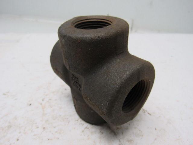 Penn B16 E6J 3/4" 3M SA/A105 Malleable Iron Cross Fitting .455" Thick Wall