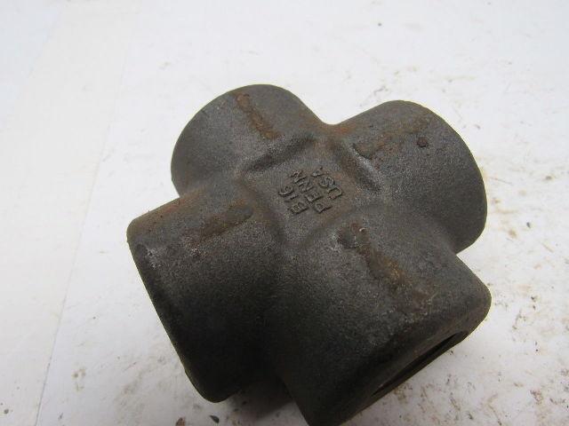 Penn B16 E6J 3/4" 3M SA/A105 Malleable Iron Cross Fitting .455" Thick Wall