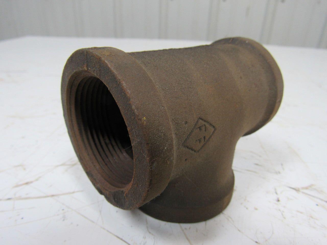 1-1/4" Malleable Iron Tee Fitting Lot of 20
