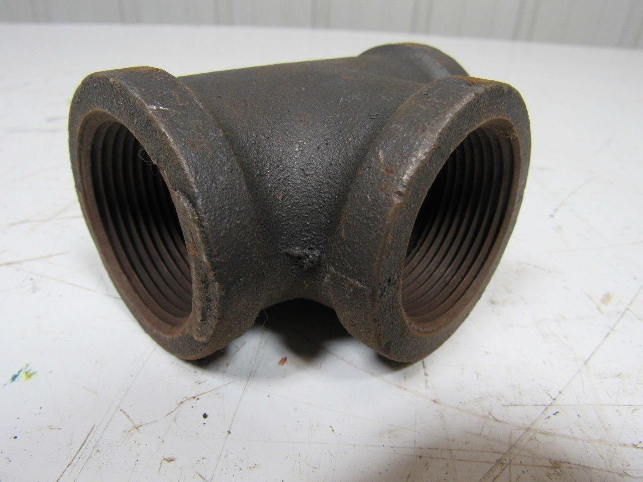 1-1/4" Malleable Iron Tee Fitting Lot of 20