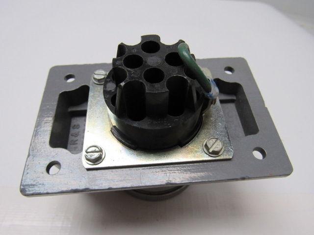 SKWR4G Russellstoll 20 Amp 600V Female Electric Receptacle 4 Wire 3 Pole