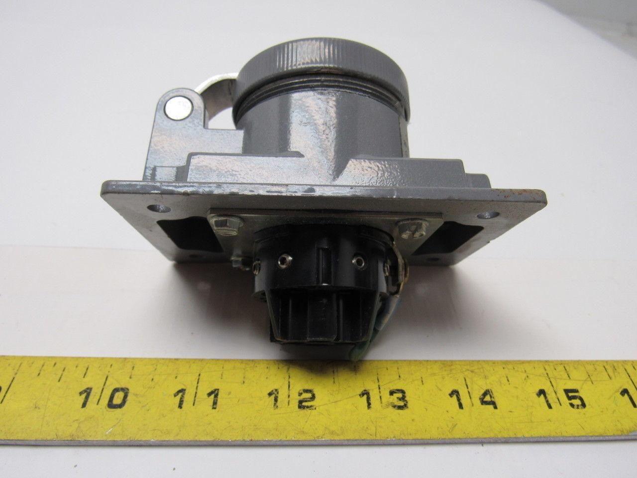 SKWR4G Russellstoll 20 Amp 600V Female Electric Receptacle 4 Wire 3 Pole
