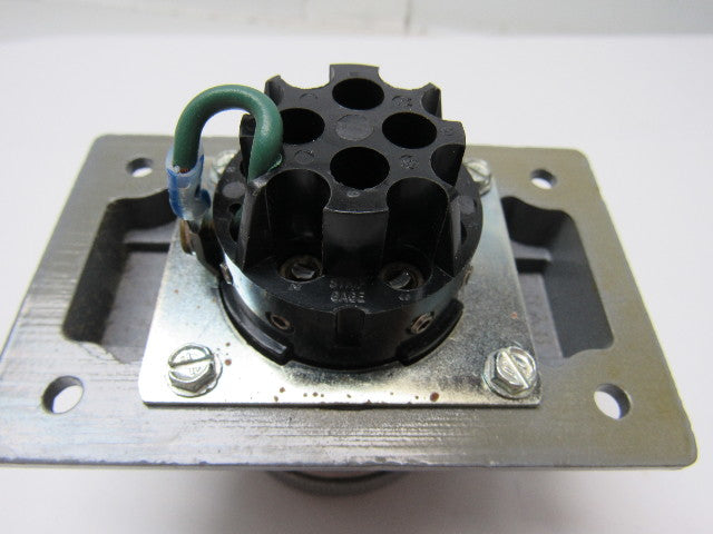 SKWR4G Russellstoll 20 Amp 600V Female Electric Receptacle 4 Wire 3 Pole