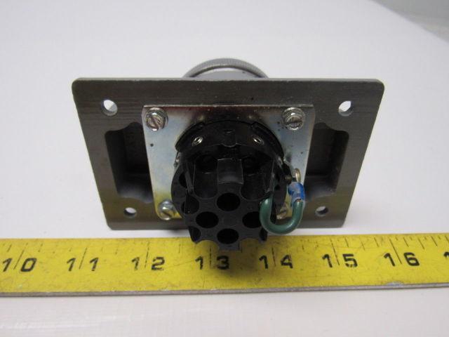 SKWR4G Russellstoll 20 Amp 600V Female Electric Receptacle 4 Wire 3 Pole