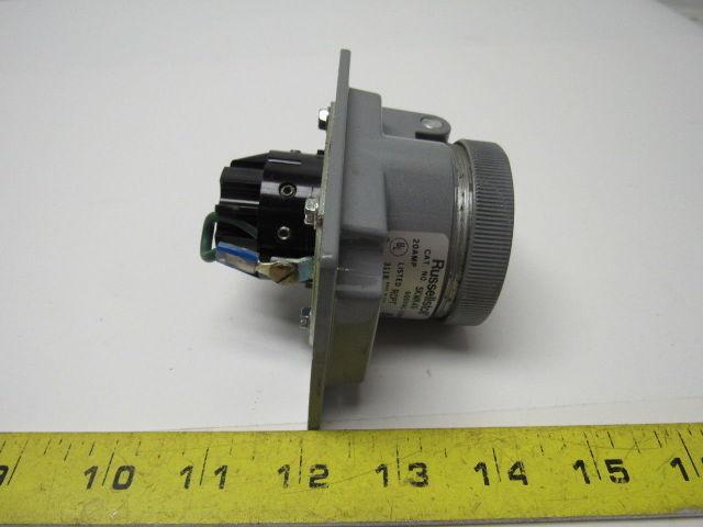 SKWR4G Russellstoll 20 Amp 600V Female Electric Receptacle 4 Wire 3 Pole