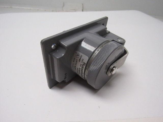 SKWR4G Russellstoll 20 Amp 600V Female Electric Receptacle 4 Wire 3 Pole