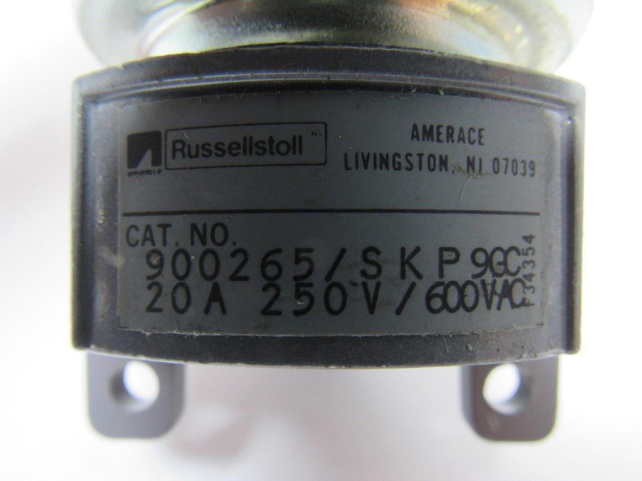 SKP9GC Ever-Lock 9 Pin Electric Plug 20A 250VDC 600 VAC
