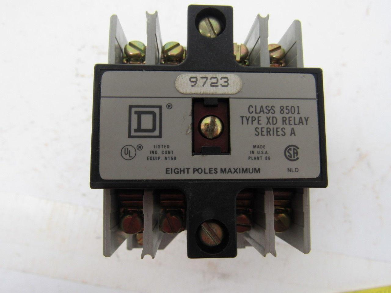 Square D XD0-22 Control Relay Series A Type XD Lot Of 2