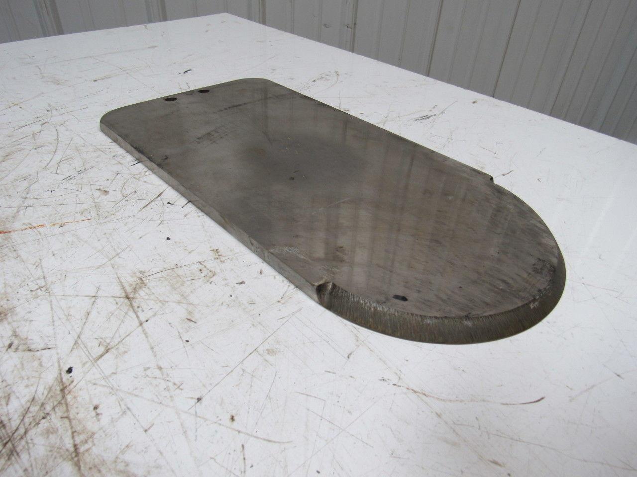 8" Stainless Steel Round Flange T Bar Maintenance Slide Gate Valve 18-1/2" OAL