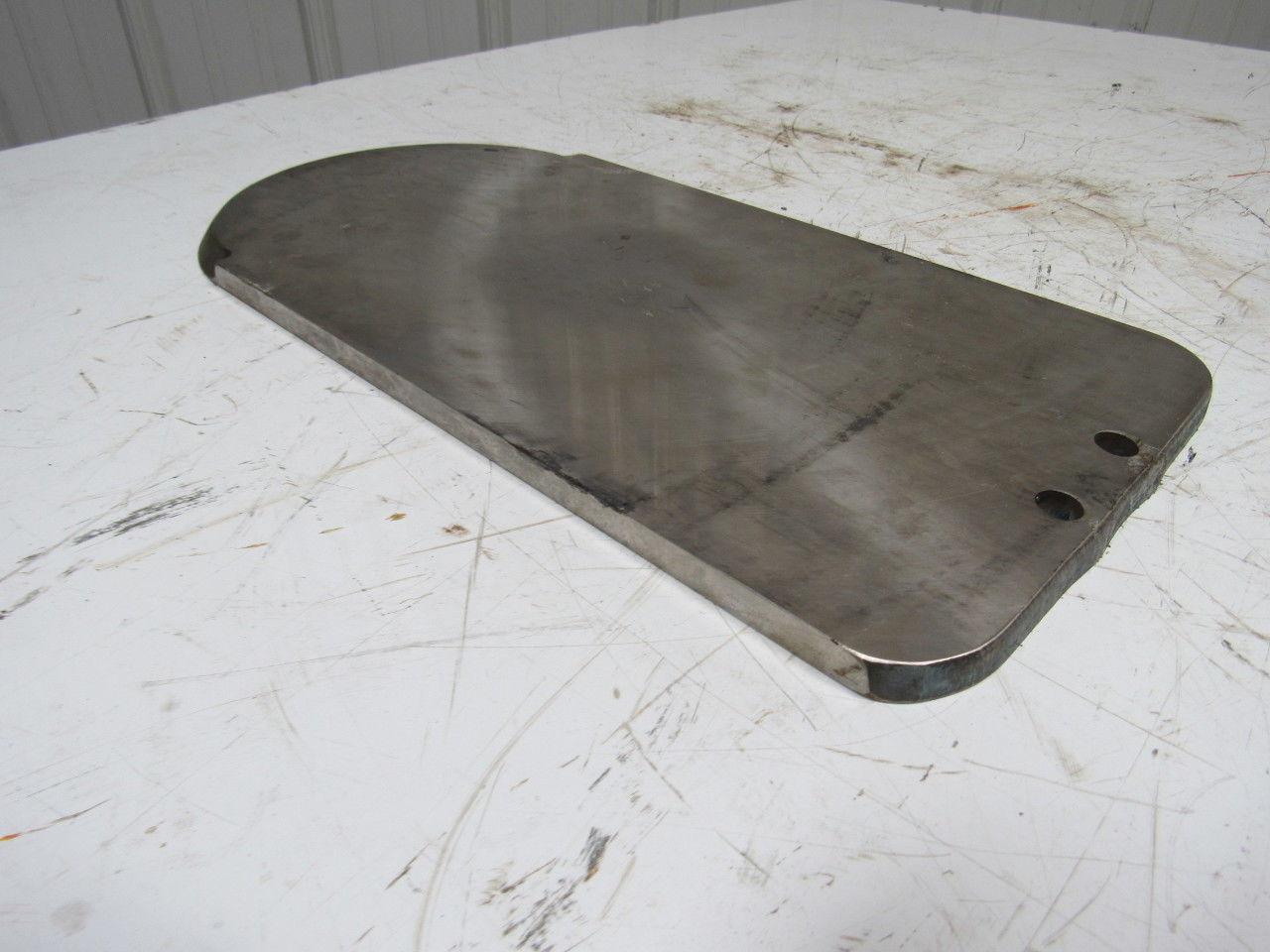 8" Stainless Steel Round Flange T Bar Maintenance Slide Gate Valve 18-1/2" OAL
