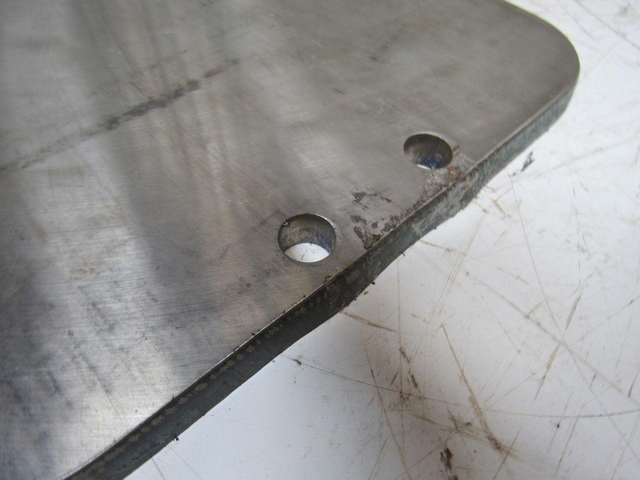 8" Stainless Steel Round Flange T Bar Maintenance Slide Gate Valve 18-1/2" OAL