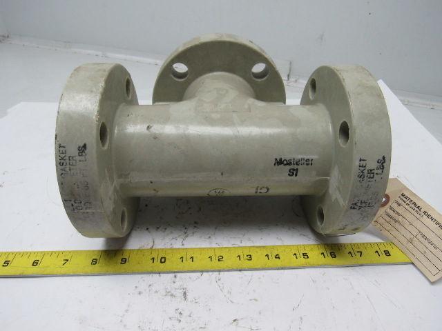 Fibercast 275FX2 CL/Vinyl Ester Heavy Duty Bolt On Flanged Pipe Tee 2" ID
