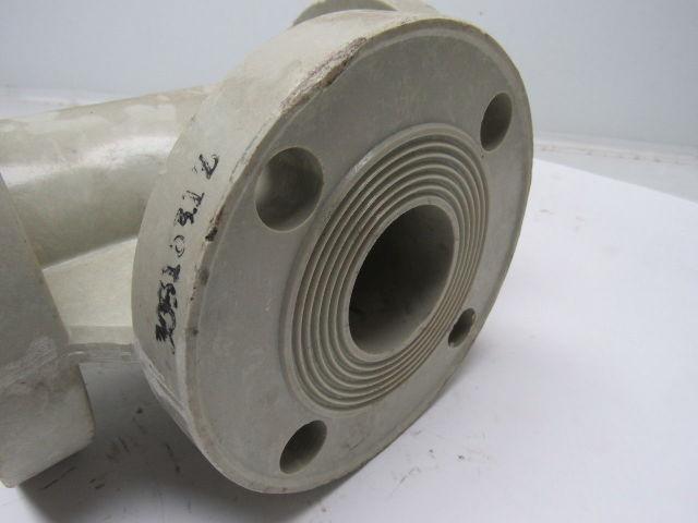 Fibercast 275FX2 CL/Vinyl Ester Heavy Duty Bolt On Flanged Pipe Tee 2" ID