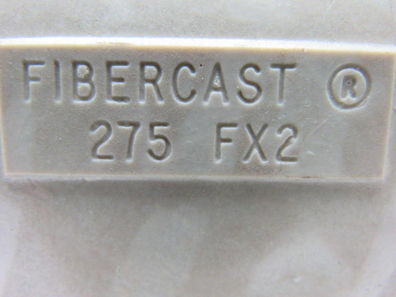 Fibercast 275FX2 CL/Vinyl Ester Heavy Duty Bolt On Flanged Pipe Tee 2" ID