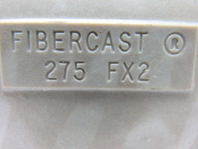 Fibercast 275FX2 CL/Vinyl Ester Heavy Duty Bolt On Flanged Pipe Tee 2" ID