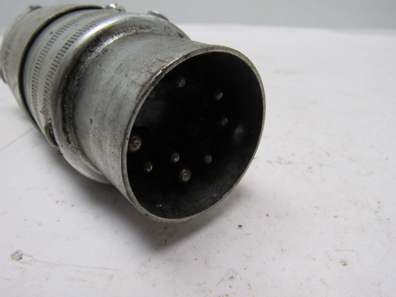 R&S Everlok RE-20097 600 VAC/250 VDC 20 AMP 9 POLE 12 WIRE Twist Lock Plug
