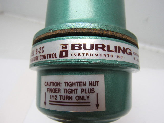BURLINGTON INSTRUMENTS B-2C 672 Adjustable Temperature Control Limit