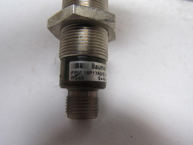 Baumer Electric IFRM 18P17A3/S14L Inductive Proximity Sensor 10-30VDC M18mm