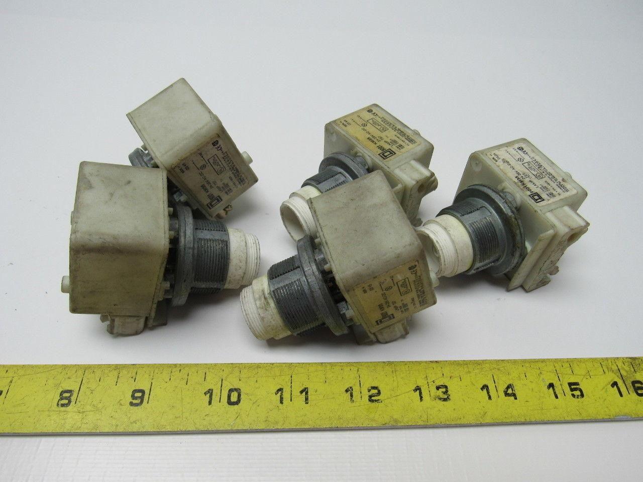 Square D 9001 KM35 Light blocks for pilot & pushbuttons Lot of 5